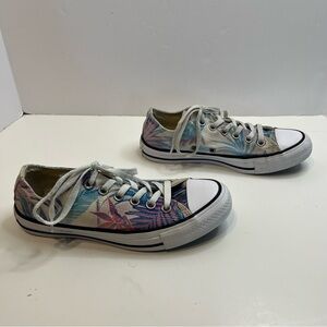 Converse Chuck Taylor All Stars Tropical Print OX Low Top Canvas Trainer shoes